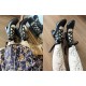 Modo Angelonia Flower Wall Short Boots(Leftovers/4 Colours/Full Payment Without Shipping)